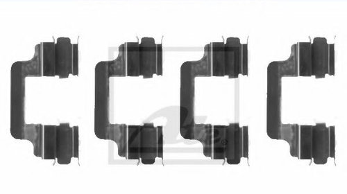 Set accesorii, placute frana AUDI A6 (4F