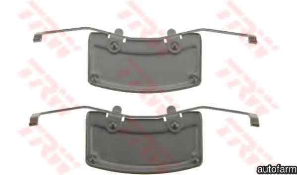 Set accesorii placute frana AUDI A6 4F2 C6 TRW PFK