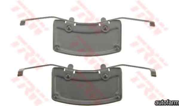 Set accesorii placute frana AUDI A8 4E TRW PFK557