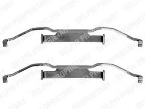 Set accesorii, placute frana BMW 3 Compact (E36), BMW 3 limuzina (E36), BMW 3 cupe (E36) - DELPHI LX0153