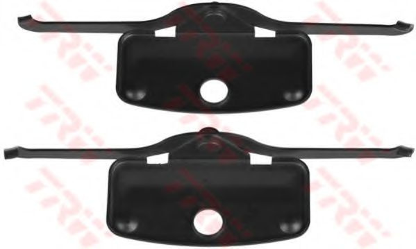 Set accesorii, placute frana BMW 6 (E63) (2004 - 2010) TRW PFK491