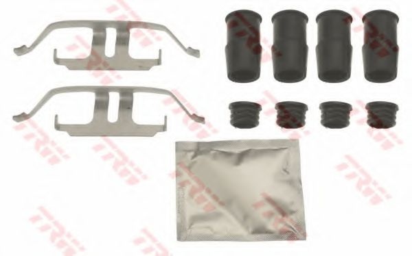 Set accesorii, placute frana BMW Seria 2 Cabriolet (F23) (2014 - 2016) TRW PFK707 piesa NOUA