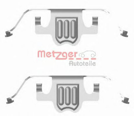 Set accesorii placute frana BMW Seria 5 Touring (E61) (2004 - 2010) METZGER 109-1695