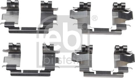 Set accesorii. placute frana Brake pad fitting kit rear front fits. HONDA CITY IV CIVIC V CIVIC VI CRX III INTEGRA JAZZ II LEGEN Febi Bilstein 182754