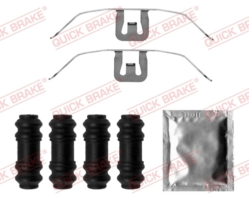 Set accesorii placute frana ~ C-CLASS T-Model (S204) C 350 CDI 4-matic (204.292) combi 2,987 231 diesel ~ 109-1845 ~ QUICK BRAKE