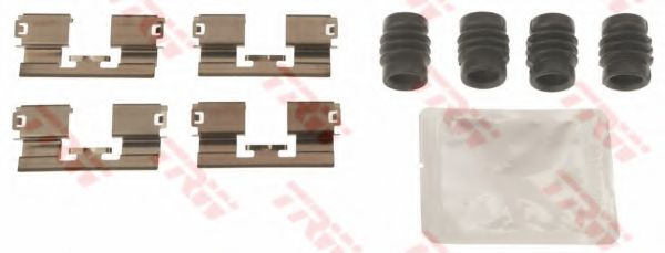 Set accesorii, placute frana CHEVROLET AVEO Limuzina (T300) (2011 - 2016) TRW PFK654 piesa NOUA