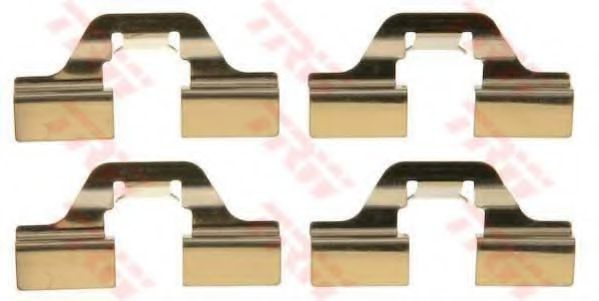 Set accesorii placute frana CITROËN BERLINGO (MF)