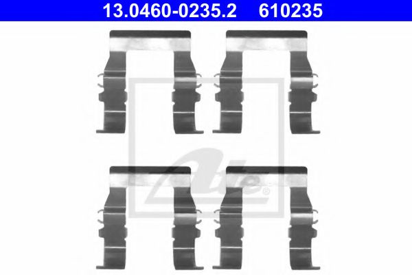 Set accesorii placute frana CITROËN C-CROSSER ENTERPRISE (2009 - 2016) ATE 13.0460-0235.2