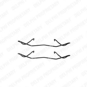 Set accesorii, placute frana CITROEN BERLINGO (B9) (2008 - 2016) DELPHI LX0236 piesa NOUA