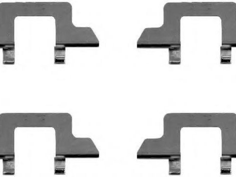 Set accesorii, placute frana Citroen C3 I (FC_), Citroen C2 (JM_), CITROEN (DF-PSA) C2 (T11) - TEXTAR 82059900