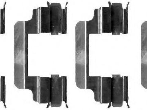 Set accesorii, placute frana Citroen DISPATCH (U6U), FIAT SCUDO Combinato (220P), PEUGEOT EXPERT (224) - TEXTAR 82059500