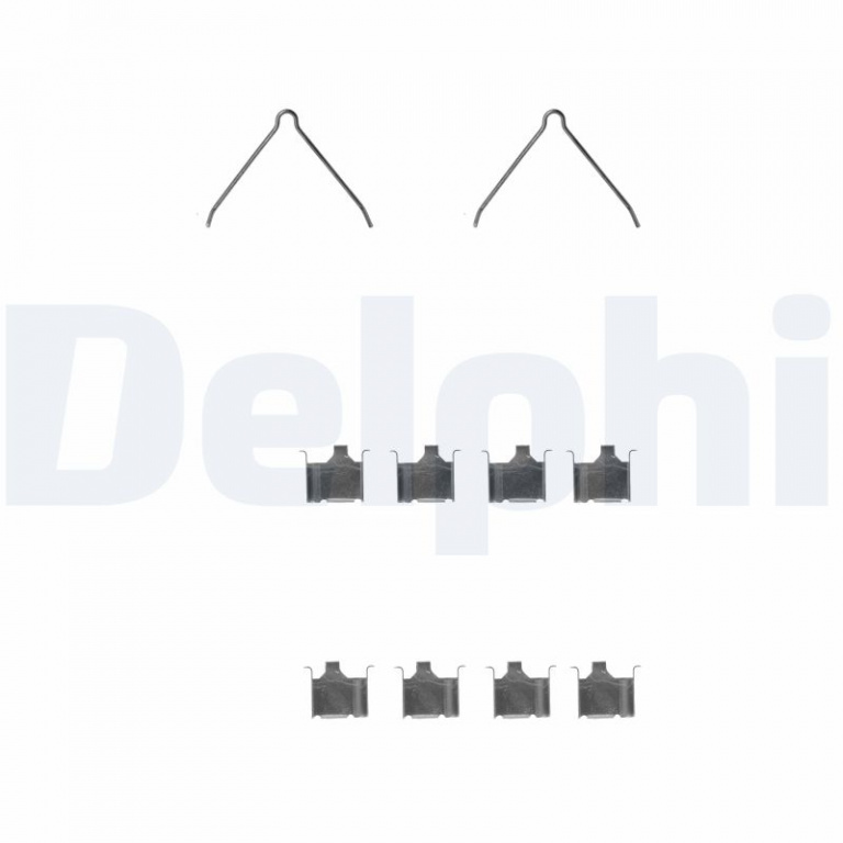 Set accesorii, placute frana DELPHI LX0229 pentru masina MAZDA 323 F VI hatchback (BJ) 1998 1999 2000 2001 2002 2003 2004