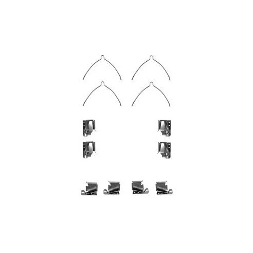 Set accesorii placute frana Delphi LX0266, parte m