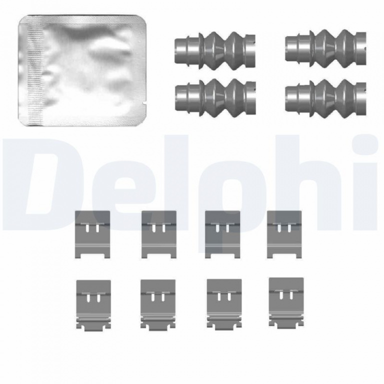 Set accesorii, placute frana DELPHI LX0772