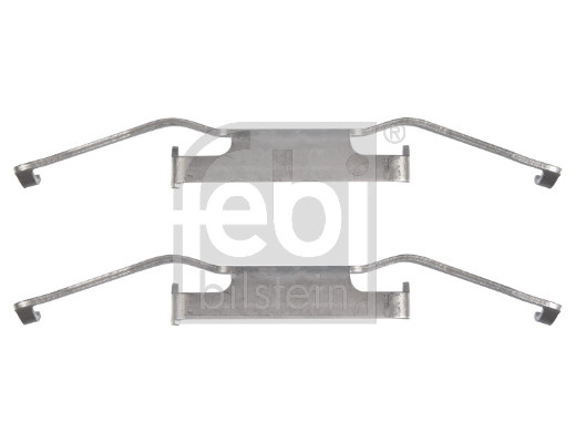 Set accesorii, placute frana FEBI BILSTEIN 181911 montare punte fata model VW TRANSPORTER T4 bus (70B, 70C, 7DB, 7DK, 70J, 70K, 7DC, 7DJ) 1990 1991 1992 1993 1994 1995 1996 1997 1998 1999 2000 2001 2002 2003