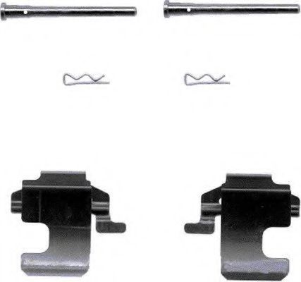 Set accesorii, placute frana FIAT 500 C (312) (2009 - 2016) TEXTAR 82033600