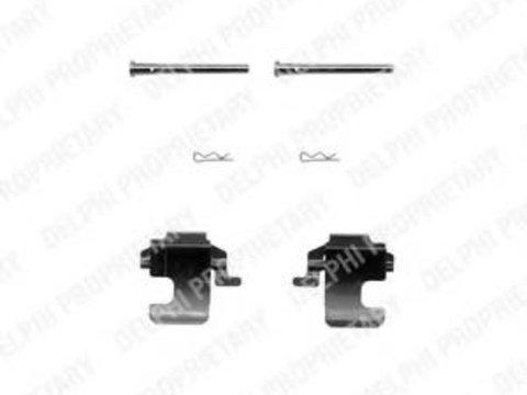 Set accesorii, placute frana FIAT CINQUECENTO (170), FIAT PUNTO (176), FIAT PUNTO Cabriolet (176C) - DELPHI LX0270