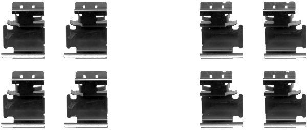 Set accesorii placute frana # Fiat Doblo 2010 2011 2012 2013 2014 2015 2016 2017 2018 2019 2020 2021 2022 2023 2024 2025 # 82054300 # TEXTAR