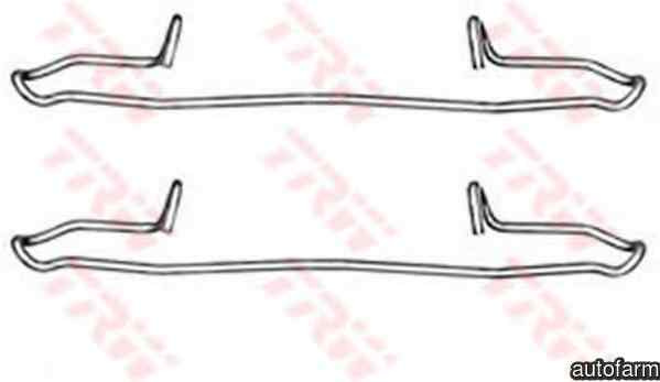 Set accesorii, placute frana FIAT MAREA (185) TRW PFK349