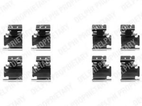 Set accesorii, placute frana FIAT MULTIPLA (186), FIAT PUNTO (188), FORD MONDEO Mk III limuzina (B4Y) - DELPHI LX0354