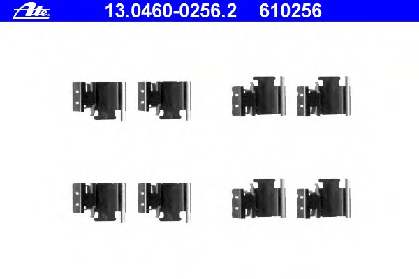 Set accesorii placute frana # Fiat Multipla 1999 2