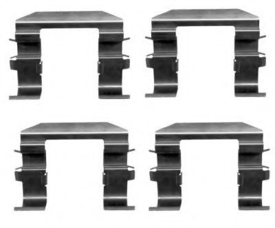 Set accesorii, placute frana HYUNDAI i40 CW (VF) (2011 - 2016) TEXTAR 82510900 piesa NOUA