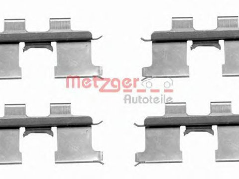 Set accesorii, placute frana HYUNDAI SONATA IV (EF) (1998 - 2005) METZGER 109-1667 piesa NOUA