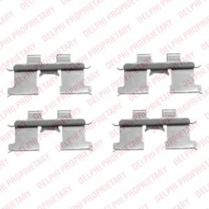 Set accesorii placute frana HYUNDAI TRAJET (FO) (2000 - 2008) DELPHI LX0467