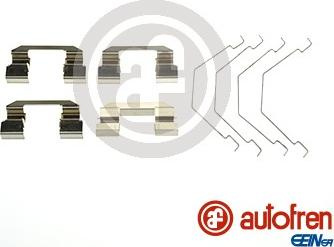 Set accesorii. placute frana Kit montare placute frana Fata MAZDA 323 F VI 323 S VI 626 V PREMACY 1.8-2.0 d 05.97- MAZDA 626 V (GF), Sedan, 05.1997 - 12.2002 AUTOFREN SEINSA D42574A