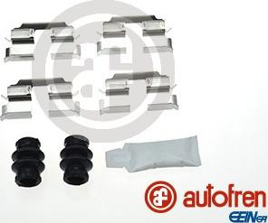 Set accesorii. placute frana Kit montare placute frana Spate MERCEDES A W176 B SPORTS TOURER W246 W242 CLA C117 C MERCEDES-BENZ A-CLASS (W176), Hatchback, 06.2012 - 05.2018 AUTOFREN SEINSA D42845A