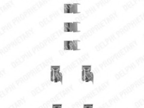 Set accesorii placute frana LX0183 DELPHI pentru Mazda B-serie Mazda Proceeddrifter