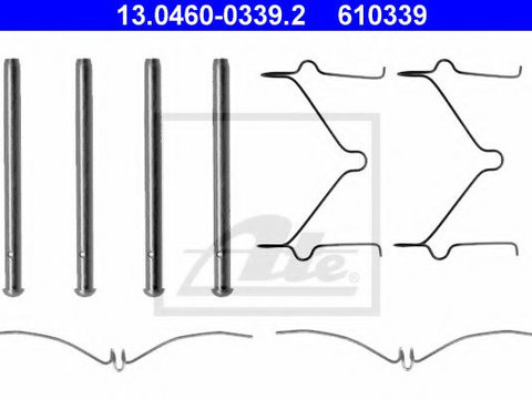Set accesorii placute frana MAZDA 121 Mk II (DB) (1990 - 1997) ATE 13.0460-0339.2