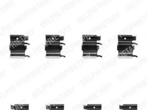 Set accesorii placute frana MAZDA RX 8 (SE17) (2003 - 2012) DELPHI LX0366