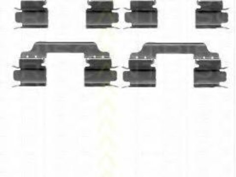 Set accesorii, placute frana MERCEDES-BENZ A-CLASS (W169), MERCEDES-BENZ B-CLASS (W245), MERCEDES-BENZ C-CLASS limuzina (W204) - TRISCAN 8105 231596