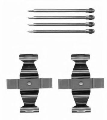 Set accesorii, placute frana MERCEDES-BENZ C-CLASS limuzina (W203), MERCEDES-BENZ C-CLASS Sportscoupe (CL203), MERCEDES-BENZ C-CLASS T-Model (S203) -