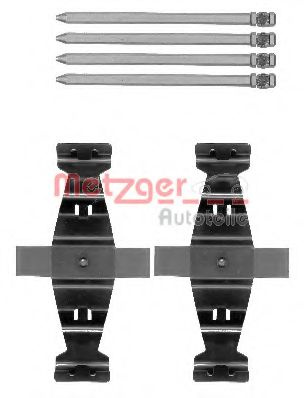 Set accesorii, placute frana MERCEDES-BENZ E-CLASS (W212) (2009 - 2016) METZGER 109-1786