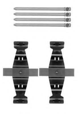 Set accesorii, placute frana MERCEDES-BENZ SL (R230), MERCEDES-BENZ E-CLASS limuzina (W211), MERCEDES-BENZ E-CLASS T-Model (S211) - HELLA PAGID 8DZ 35