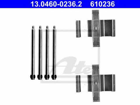 Set accesorii placute frana MERCEDES CLK (C209) (2002 - 2009) ATE 13.0460-0236.2