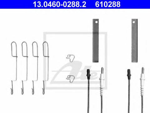 Set accesorii placute frana MERCEDES VITO caroserie (638) (1997 - 2003) ATE 13.0460-0288.2