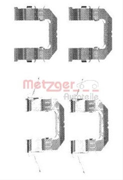 Set Accesorii, Placute Frana Metzger 109-1722