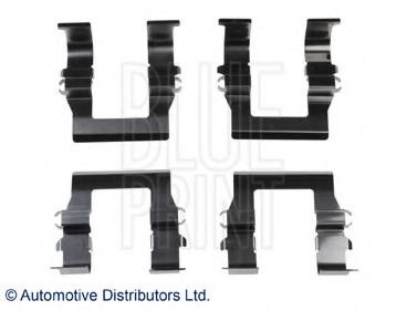 Set accesorii, placute frana MITSUBISHI LIBERO V (CB/D_A), MITSUBISHI SIGMA (F2_A, F1_A), MITSUBISHI CHARIOT (N3_W, N4_W) - BLUE PRINT ADC448601