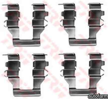 Set accesorii, placute frana MITSUBISHI PAJERO PININ (H6_W, H7_W) TRW PFK338
