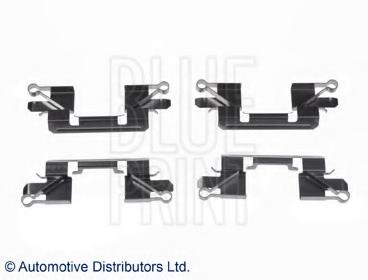 Set accesorii, placute frana NISSAN ARMADA (R51), NISSAN CAMIONES / FRONTIER (D40), MITSUBISHI TRITON (KB_T, KA_T) - BLUE PRINT ADC448602