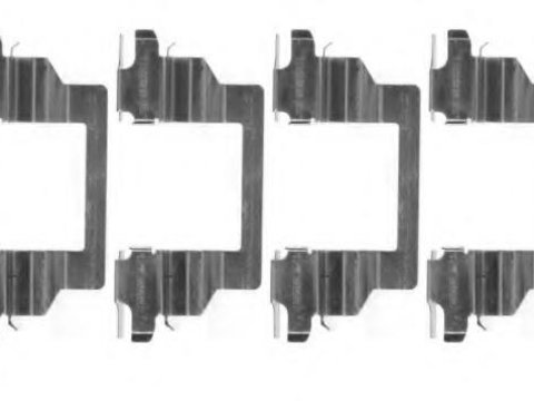 Set accesorii, placute frana OPEL GT Cabriolet, CHEVROLET MALIBU MAXX hatchback, CHEVROLET MALIBU - TEXTAR 82513200