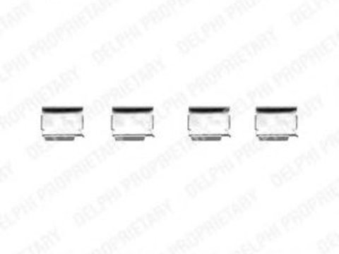 Set accesorii, placute frana OPEL TIGRA TwinTop (2004 - 2016) DELPHI LX0343 piesa NOUA