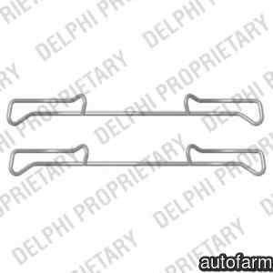 Set accesorii, placute frana PEUGEOT 307 CC (3B) DELPHI LX0436