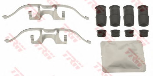 Set accesorii, placute frana PEUGEOT 508 (2010 - 2016) TRW PFK681 piesa NOUA