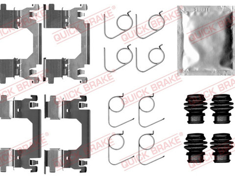 Set accesorii, placute frana punte fata (1090053 QBK) NISSAN,OPEL,RENAULT,VAUXHALL