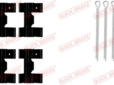 Set accesorii, placute frana punte fata (1090951 QBK) AUSTIN,FORD,LAND ROVER,ROVER