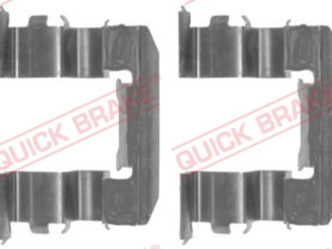 Set accesorii, placute frana punte fata (1091184 QBK) HYUNDAI,KIA,NISSAN,SSANGYONG